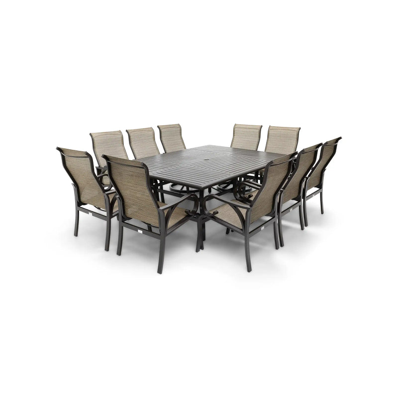 Aberdeen 11 Piece Dining Group W/ 60"x84" Rect. Table - The Great Escape