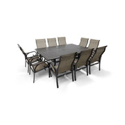 Aberdeen 11 Piece Dining Group W/ 60"x84" Rect. Table - The Great Escape