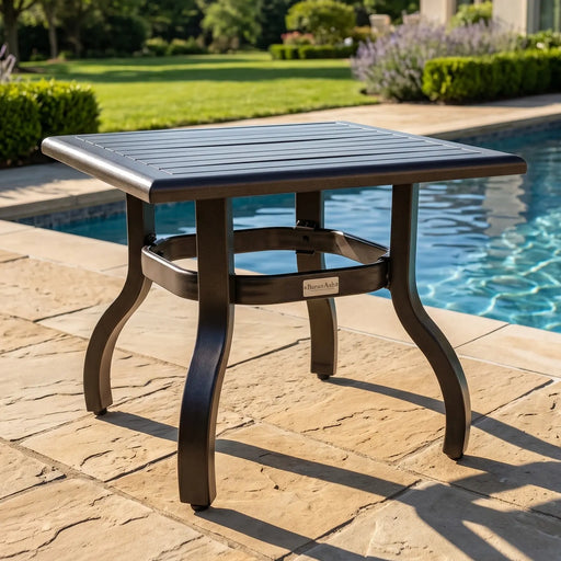 23" Square Brown End Table - The Great Escape 