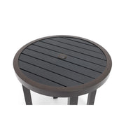 28 Inch Round Poly Plank Bistro Table - The Great Escape