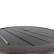 28 Inch Round Poly Plank Bistro Table - The Great Escape