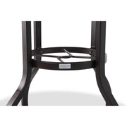 Aberdeen 42 Inch Round Scoria Farnham Slat Bar Height Table - The Great Escape