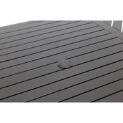 42x76 Inch Oval Scoria Farnham Slat Counter Height Table - The Great Escape