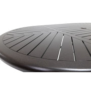 42x76 Inch Oval Scoria Farnham Slat Counter Height Table - The Great Escape