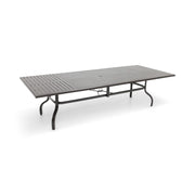 44"x112" Rectangle Scoria Farnham Slat Dining Table - The Great Escape