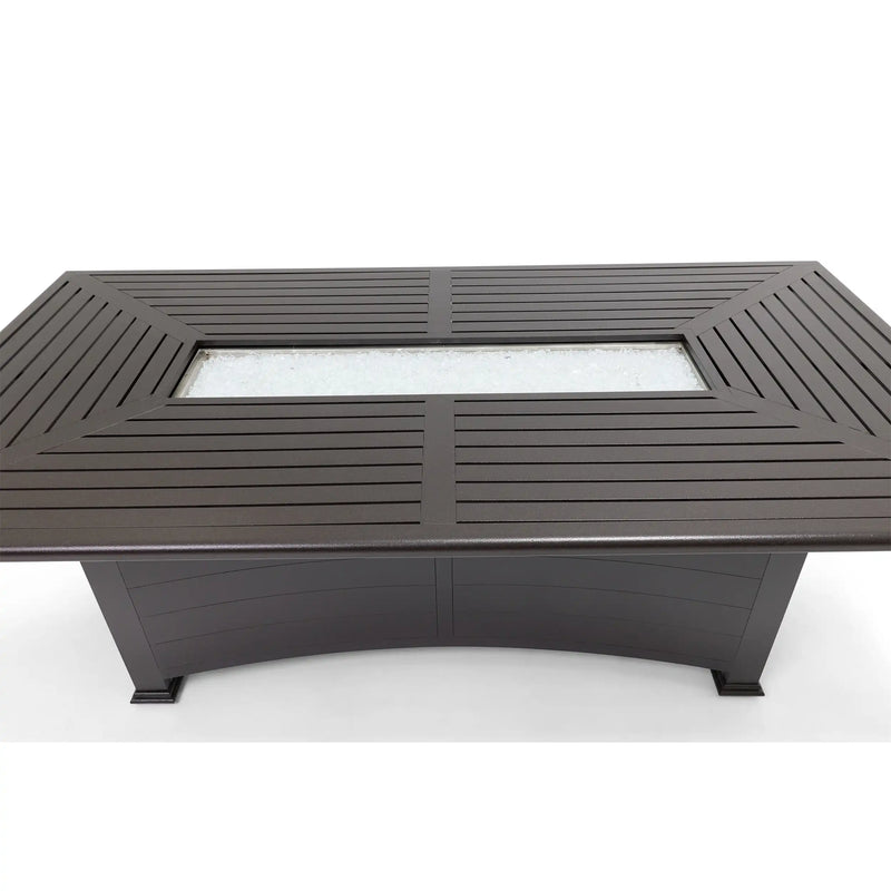44"x84" Scoria Fire Dining Table W/ Lid - The Great Escape