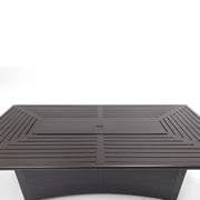 44"x84" Scoria Fire Dining Table W/ Lid - The Great Escape
