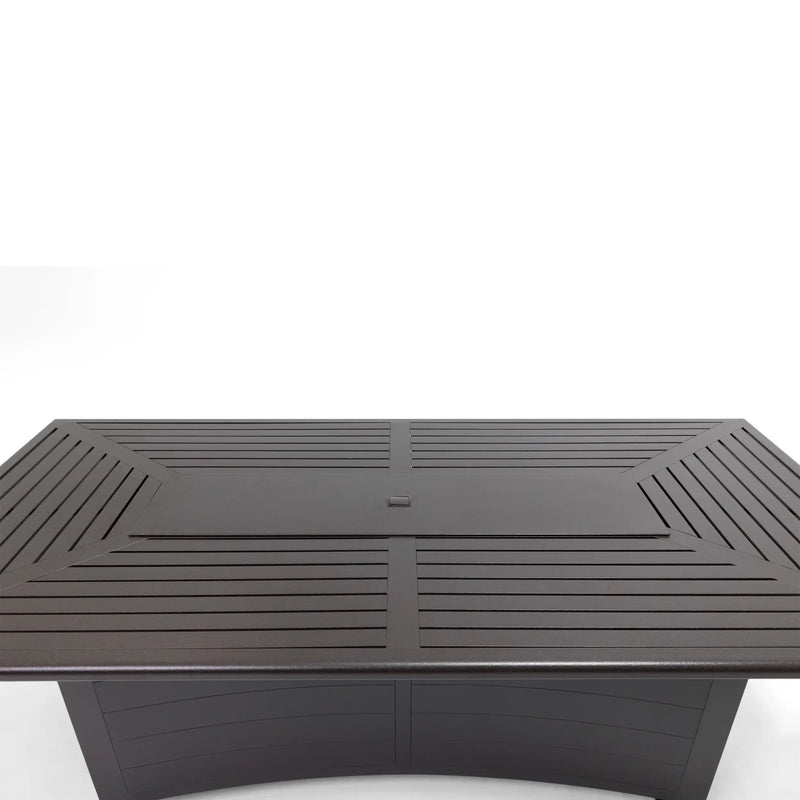 44"x84" Scoria Fire Dining Table W/ Lid - The Great Escape