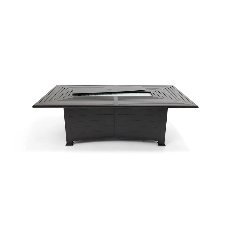 44"x84" Scoria Fire Dining Table W/ Lid - The Great Escape