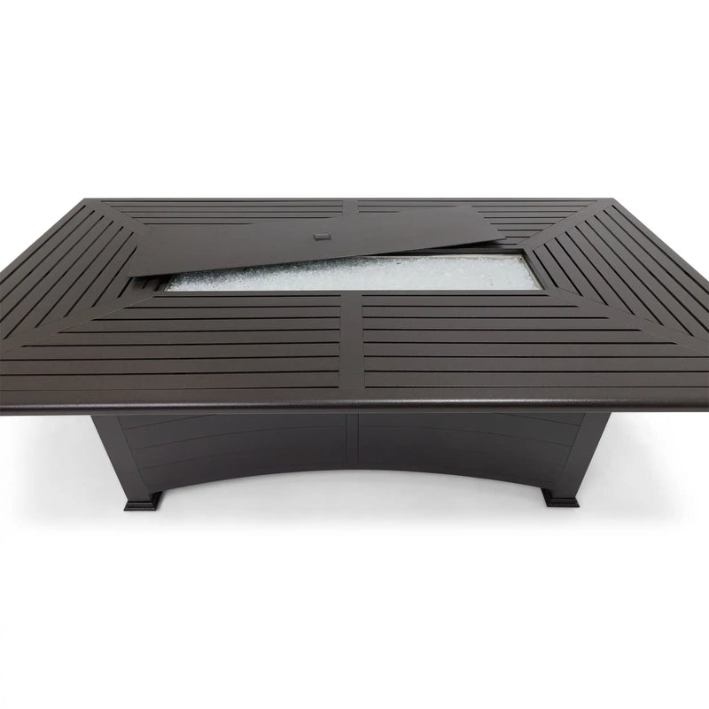 44"x84" Scoria Fire Dining Table W/ Lid - The Great Escape
