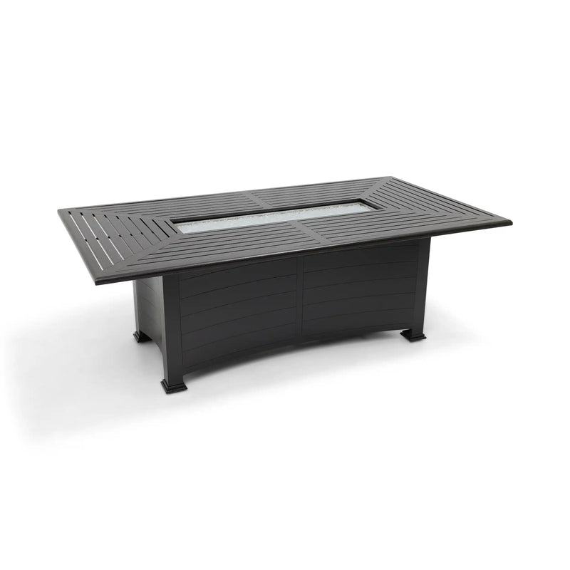 44"x84" Scoria Fire Dining Table W/ Lid - The Great Escape