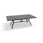 44x84 Inch Rectangle Scoria Farnham Slat Dining Table - The Great Escape