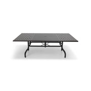 44x84 Inch Rectangle Scoria Farnham Slat Dining Table - The Great Escape