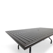 44x84 Inch Rectangle Scoria Farnham Slat Dining Table - The Great Escape