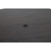 54 Inch Round Erie Etched Reclaimed Barnwood Table - The Great Escape