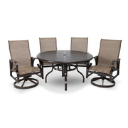 Aberdeen 5 Piece Dining Group With 2 Swivel Rockers - The Great Escape