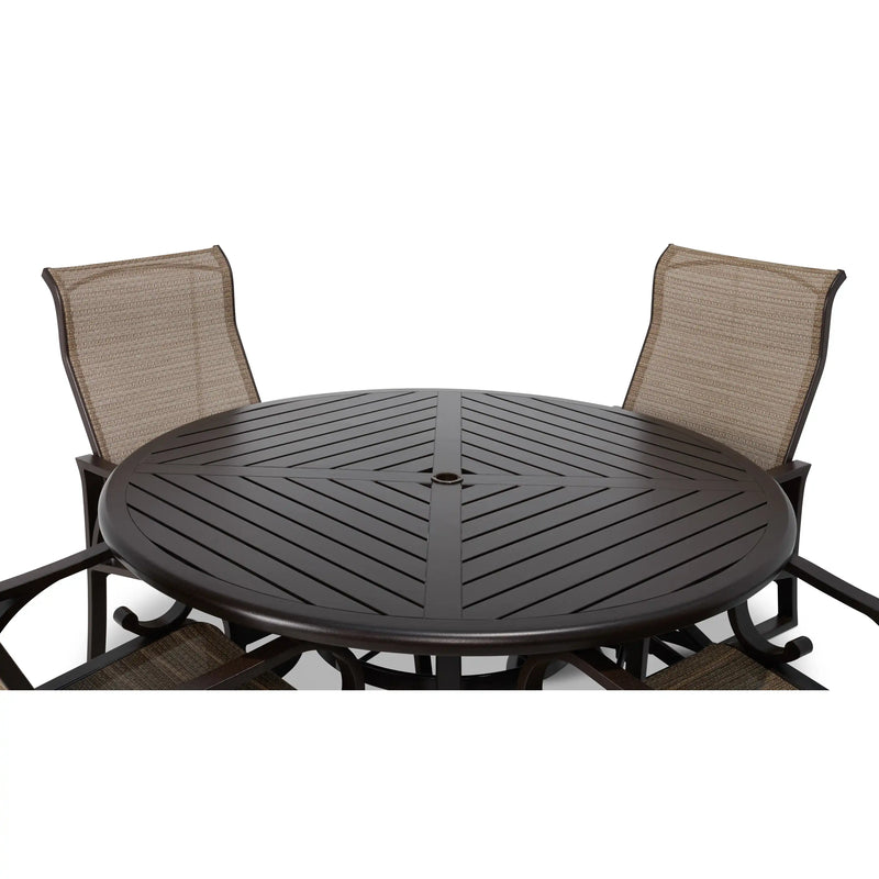 Aberdeen 5 Piece Dining Group With 2 Swivel Rockers - The Great Escape