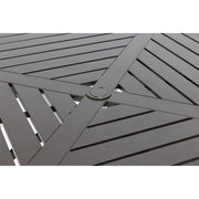 60 Inch Round Scoria Farnham Slat Dining Table - The Great Escape