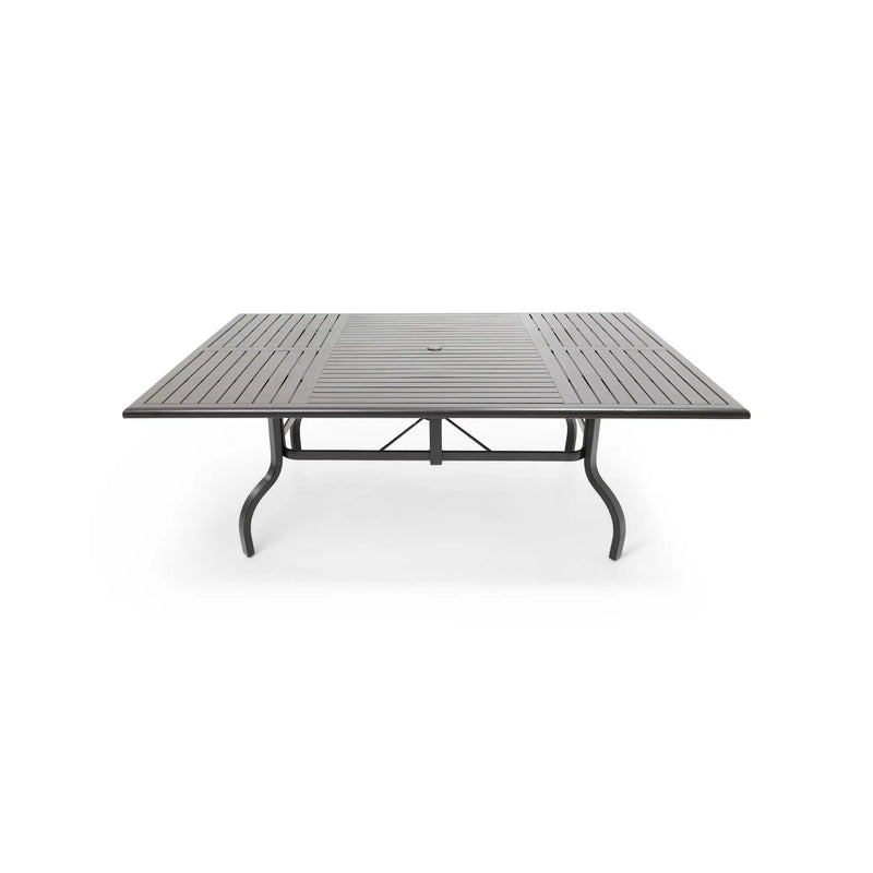 60"x84" Rectangle Scoria Farnham Slat Dining Table - The Great Escape