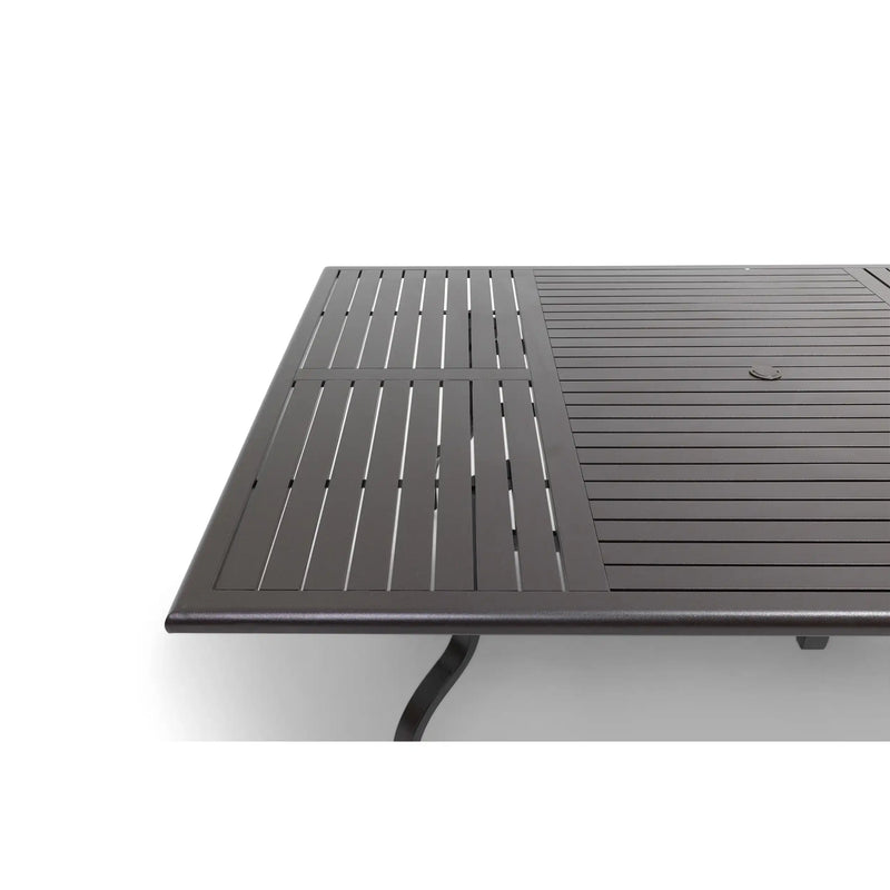 60"x84" Rectangle Scoria Farnham Slat Dining Table - The Great Escape