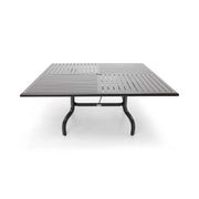 66 Inch Square Scoria Farnham Slat Dining Table Dining Table - The Great Escape