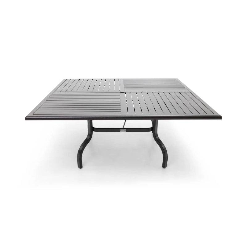 66 Inch Square Scoria Farnham Slat Dining Table Dining Table - The Great Escape
