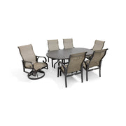 Aberdeen 7 Piece Oval Dining Group - The Great Escape