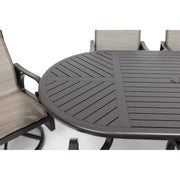 Aberdeen 7 Piece Oval Dining Group - The Great Escape