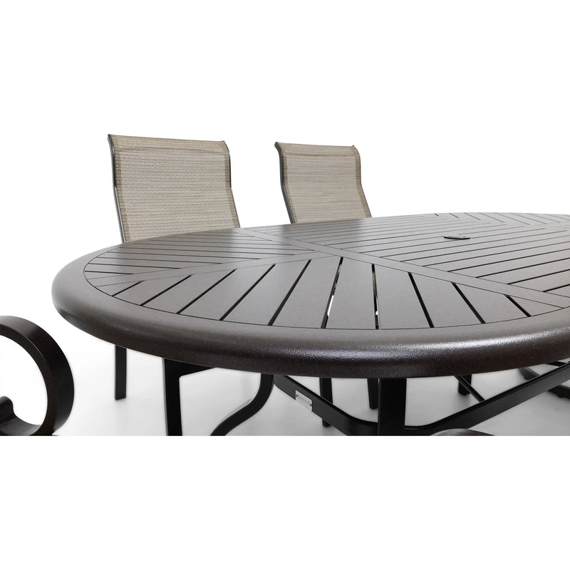 Aberdeen 7 Piece Oval Dining Group - The Great Escape