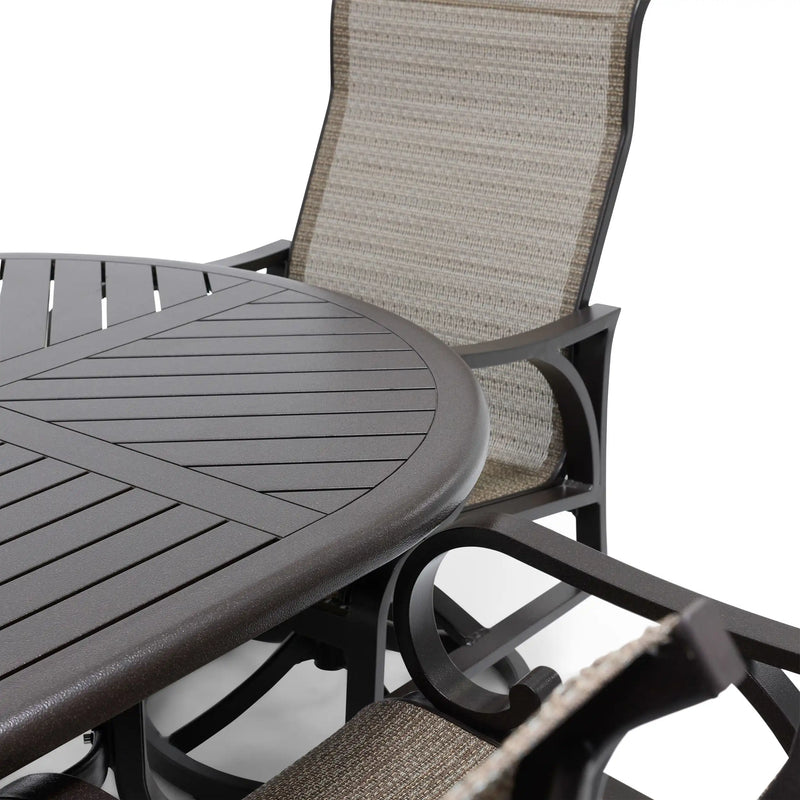 Aberdeen 7 Piece Oval Dining Group - The Great Escape