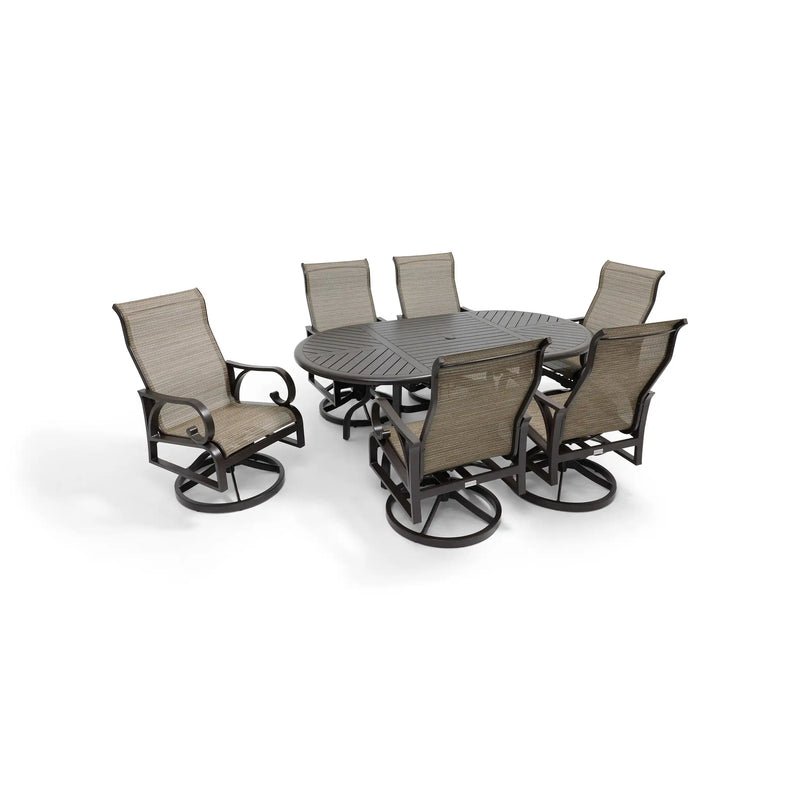 Aberdeen 7 Piece Oval Dining Group - The Great Escape