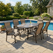 Aberdeen 7 Piece Oval Dining Group - The Great Escape