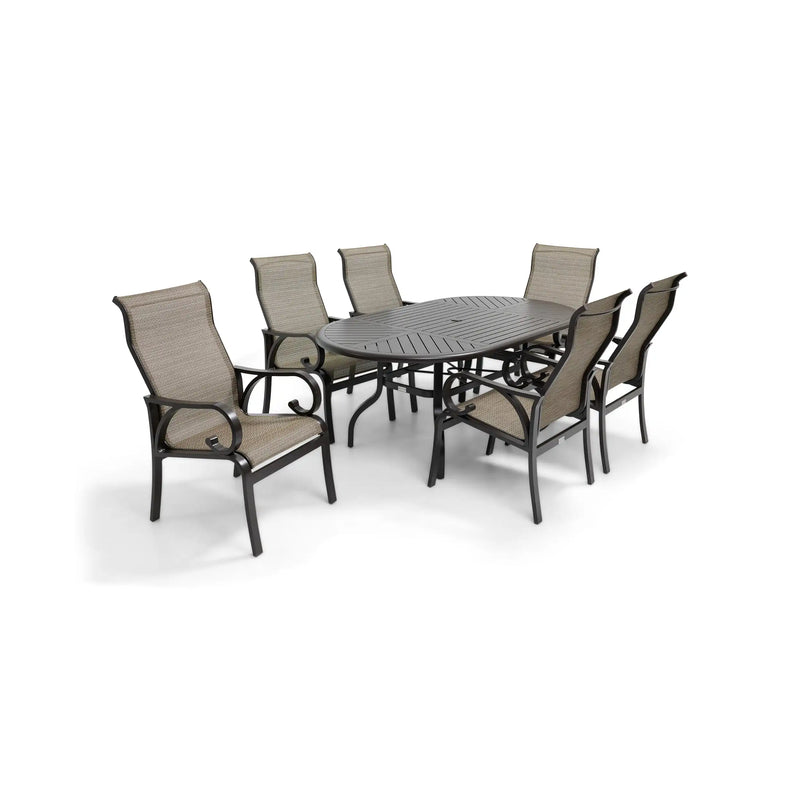 Aberdeen 7 Piece Oval Dining Group - The Great Escape