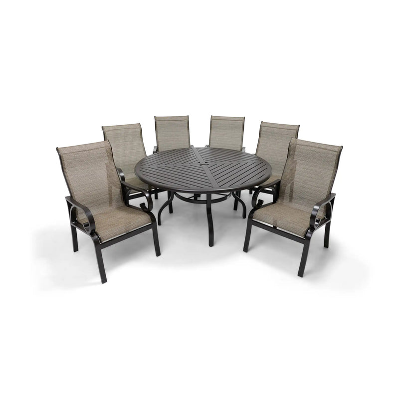 Aberdeen 7 Piece Round Dining Group - The Great Escape