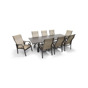 Aberdeen 9 Piece Dining Group W/ 44"x112" Rect. Table - The Great Escape