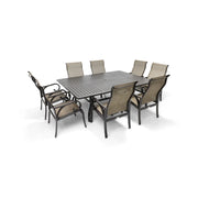 Aberdeen 9 Piece Dining Group W/ 60"x84" Rect. Table - The Great Escape