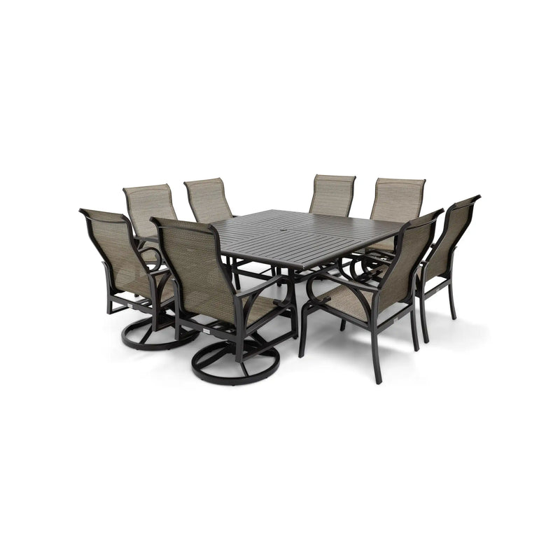 Aberdeen 9 Piece Square Dining Group - The Great Escape