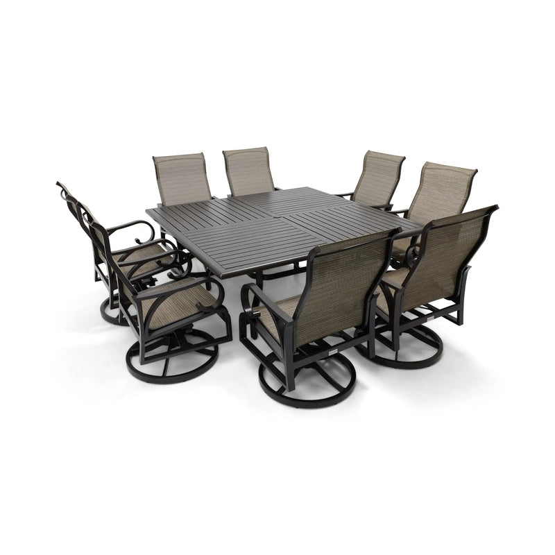 Aberdeen 9 Piece Square Dining Group - The Great Escape