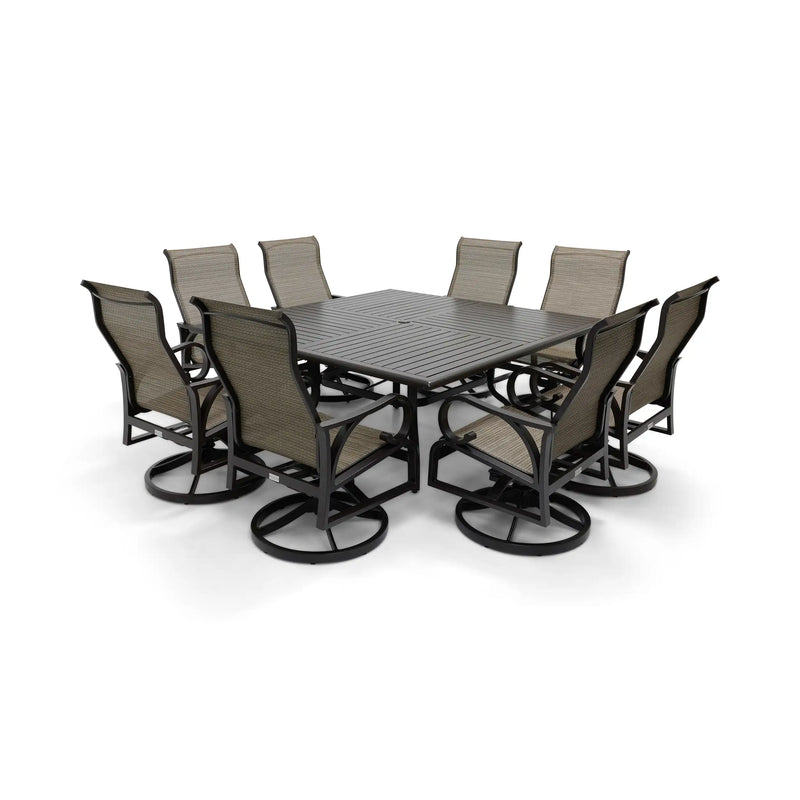 Aberdeen 9 Piece Square Dining Group - The Great Escape