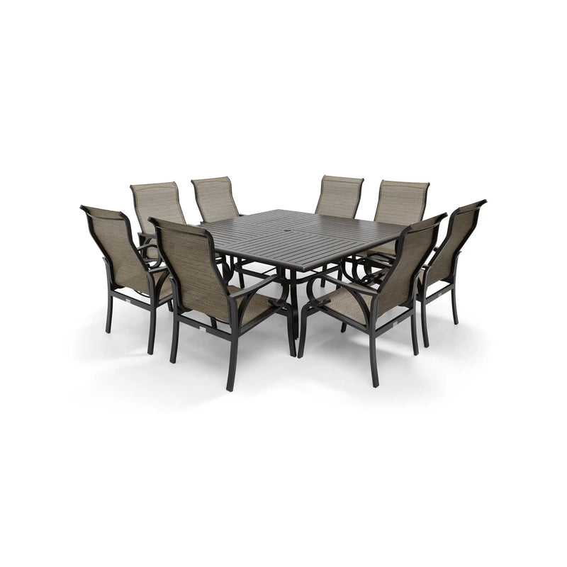Aberdeen 9 Piece Square Dining Group - The Great Escape