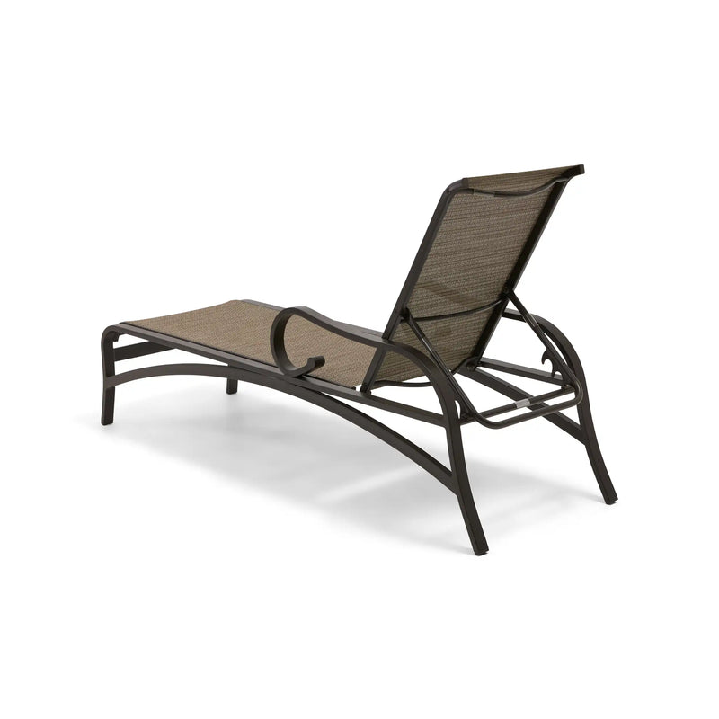 Aberdeen Deluxe Sling Chaise Lounge W/ Arms - The Great Escape