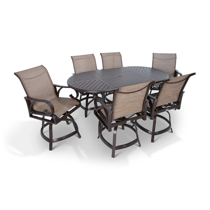 Aberdeen 7 Piece Counter Height Group - The Great Escape