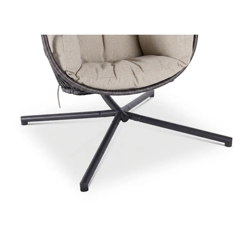Deluxe Egg Swing W/ Cushion & Stand - The Great Escape