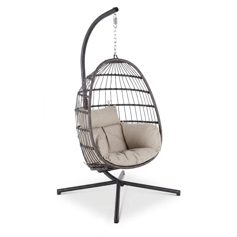 Deluxe Egg Swing W/ Cushion & Stand - The Great Escape
