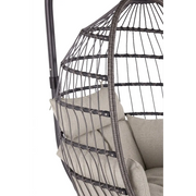 Deluxe Egg Swing W/ Cushion & Stand - The Great Escape