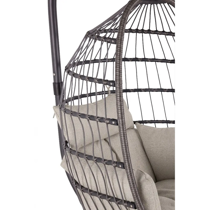 Deluxe Egg Swing W/ Cushion & Stand - The Great Escape