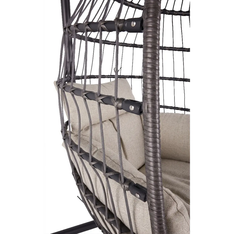 Deluxe Egg Swing W/ Cushion & Stand - The Great Escape