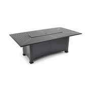 44"x84" Black Fire Dining Table W/ Lid - The Great Escape