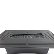 44"x84" Black Fire Dining Table W/ Lid - The Great Escape