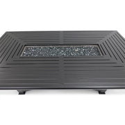 44"x84" Black Fire Dining Table W/ Lid - The Great Escape